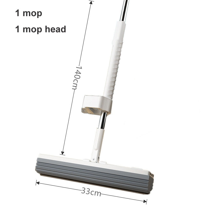 Squeeze Mopp, Schwamm Wischmopp mit Auswringfunktion und Saugstarker PVA Schwamm